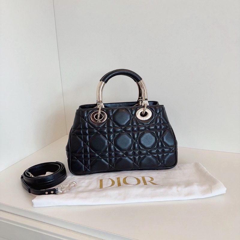 Dior 黑金95.22 bag 手柄D-Joy黛妃包30*19*13 99新配件塵袋-6