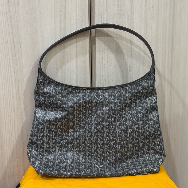 Goyard Hobo 經典灰色肩背包-1