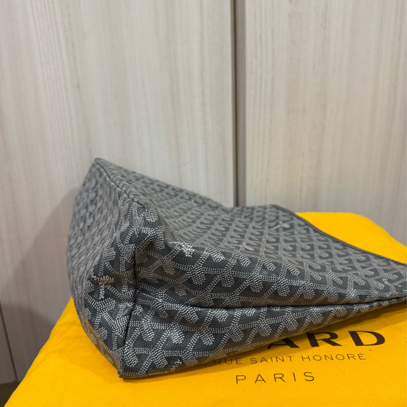 Goyard Hobo 經典灰色肩背包-9