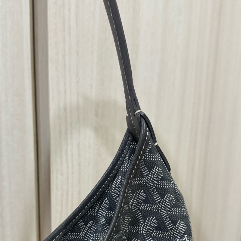 Goyard Hobo 經典灰色肩背包-16