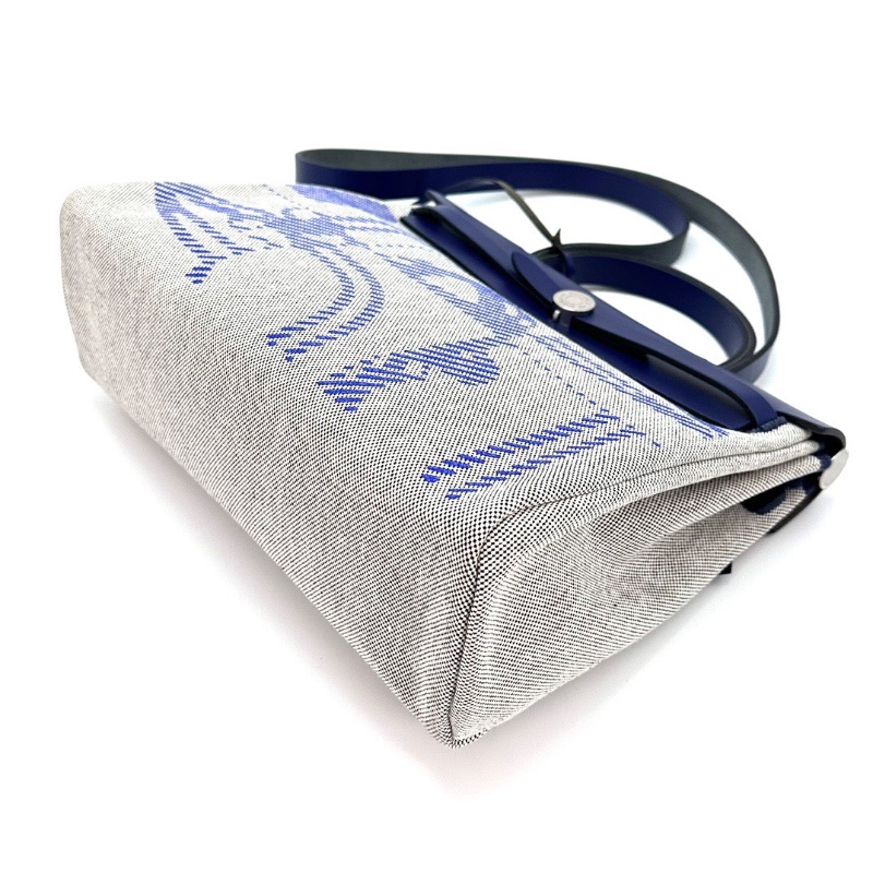 HERMES 限定"狂躁的新娘"塗鴉herbag31子母手提肩背斜背包31*25*10 98新配件鑰匙塵袋-3