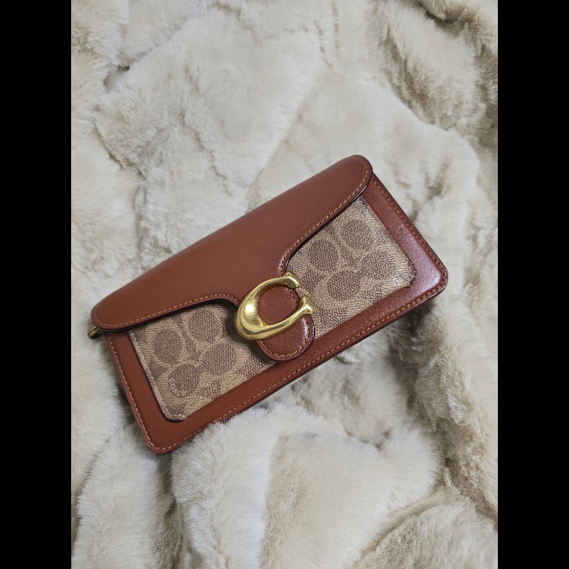 COACH TABBY 20 經典 SIGNATURE 帆布單肩手袋-6