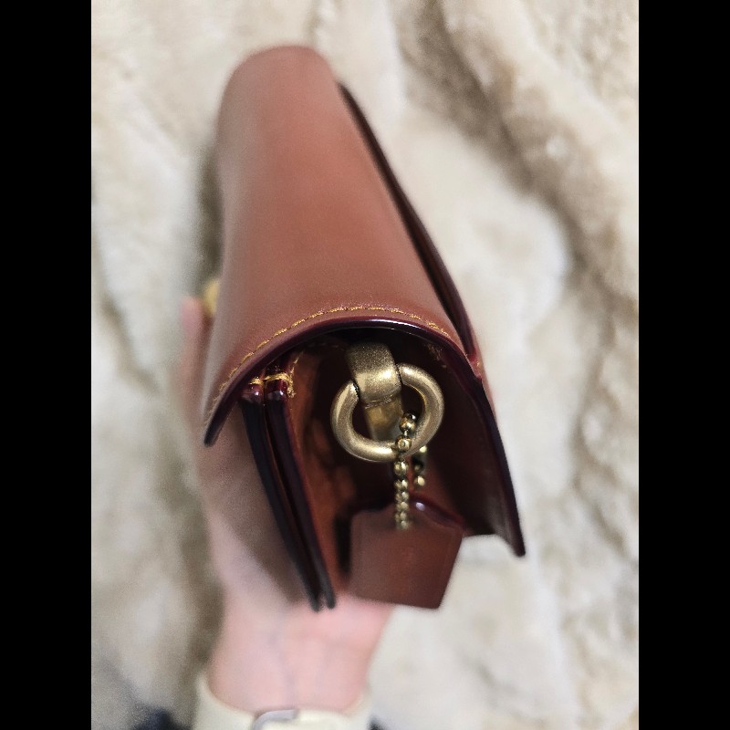 COACH TABBY 20 經典 SIGNATURE 帆布單肩手袋-11