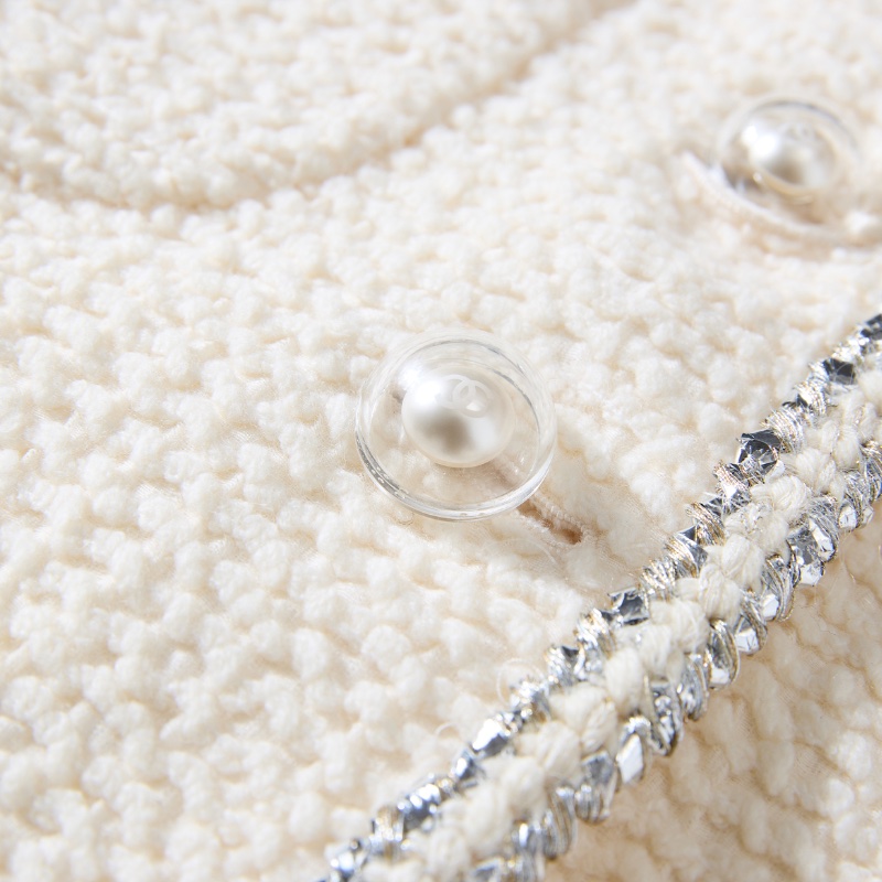 ❤️CHANEL 太空系列 秀款外套 精緻logo紐扣-13