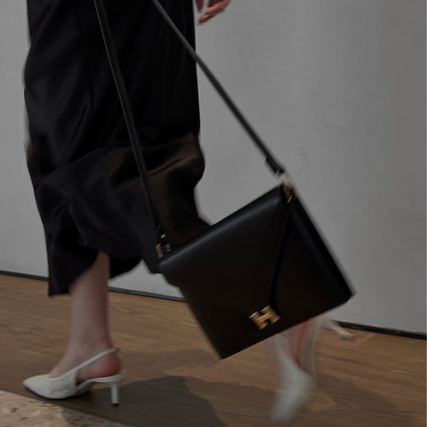 [復古中古品🩶] Hermes Box皮中古包