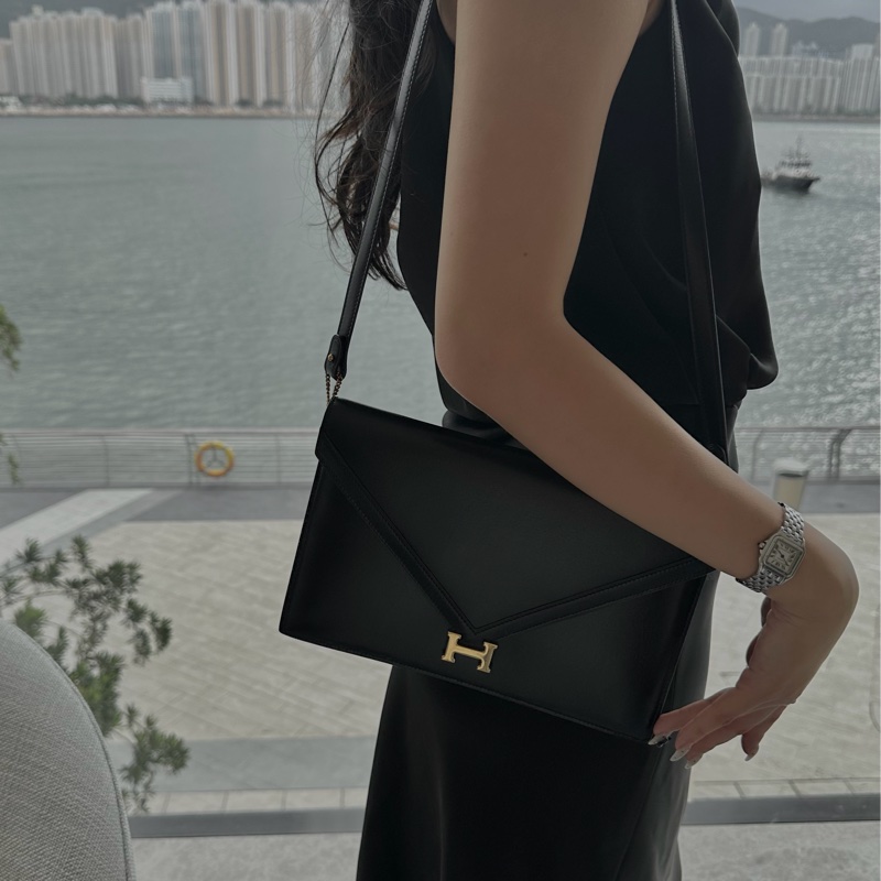 [復古中古品🩶] Hermes Box皮中古包-1