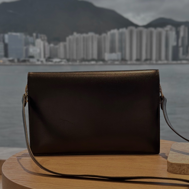 [復古中古品🩶] Hermes Box皮中古包-4