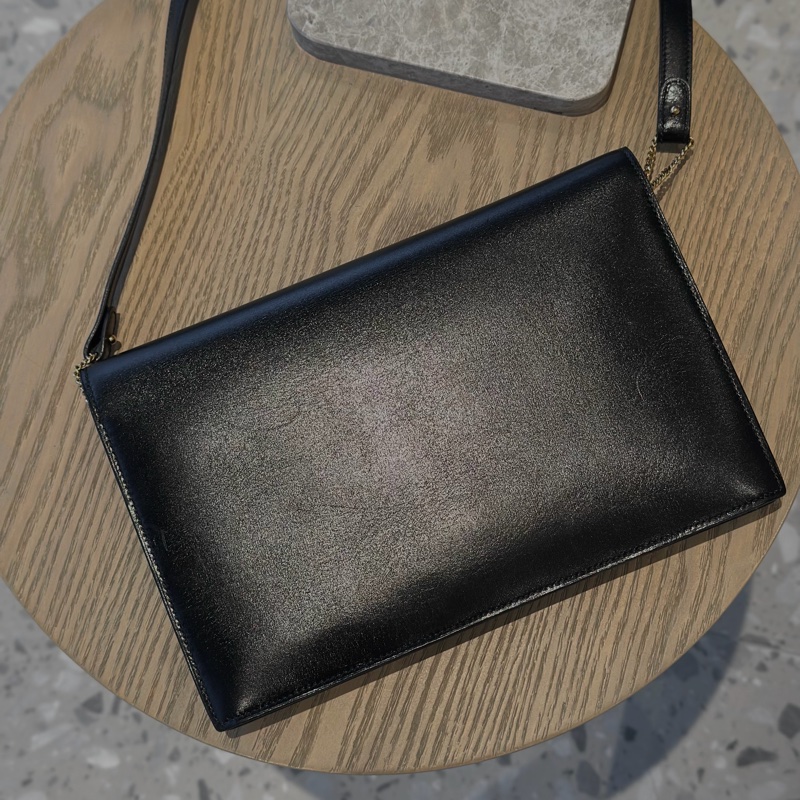 [復古中古品🩶] Hermes Box皮中古包-7