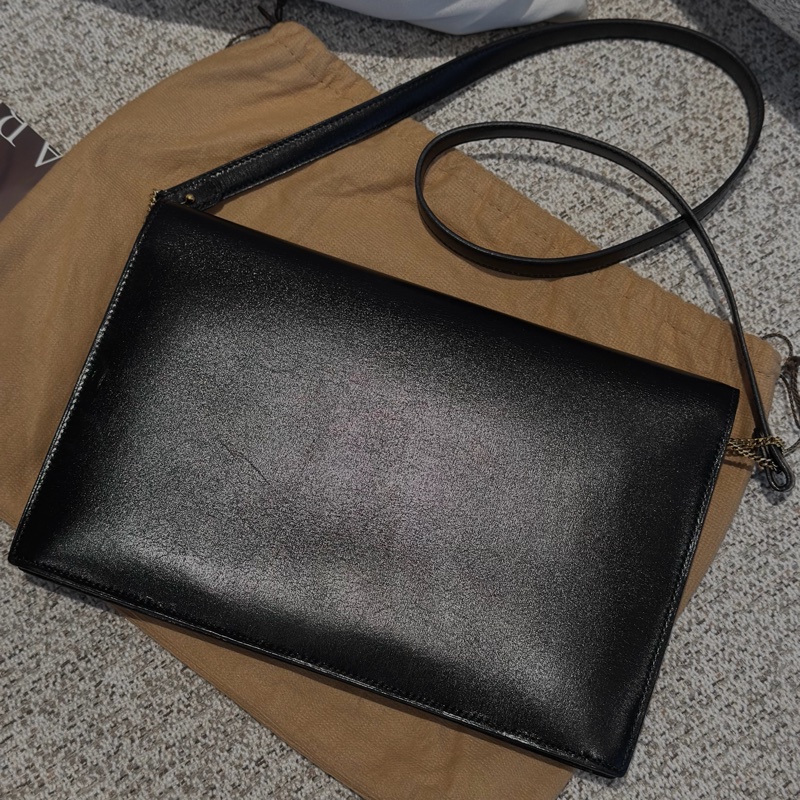 [復古中古品🩶] Hermes Box皮中古包-8