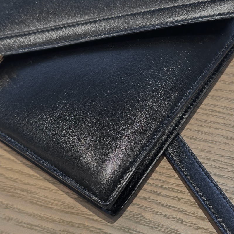 [復古中古品🩶] Hermes Box皮中古包-10