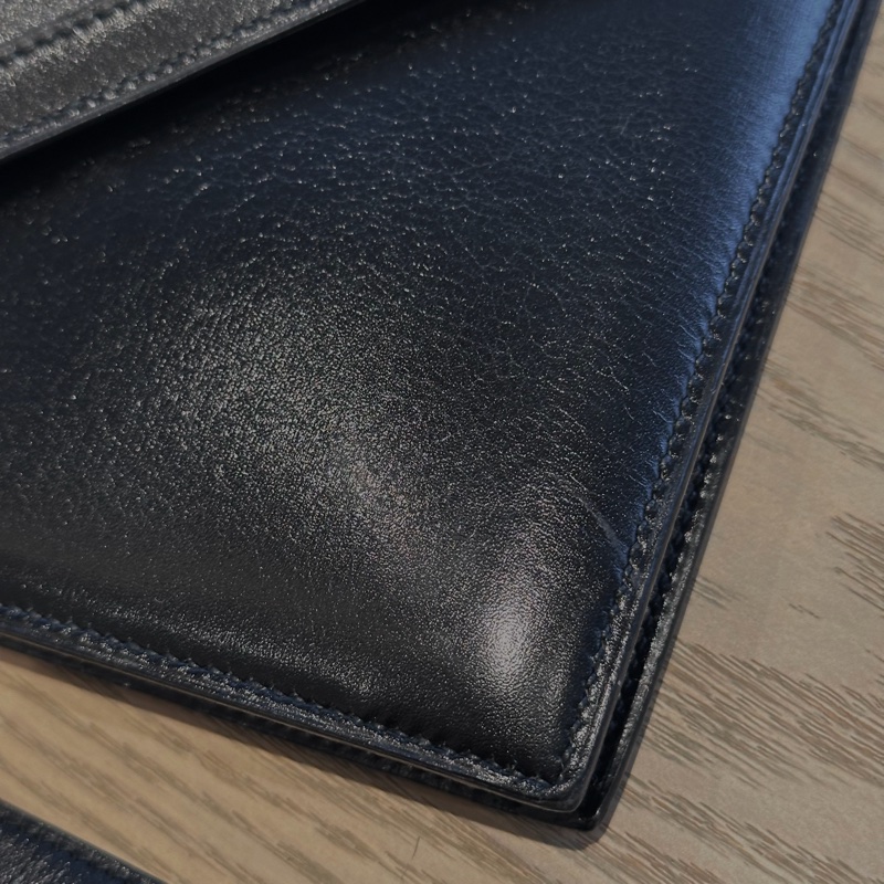 [復古中古品🩶] Hermes Box皮中古包-13
