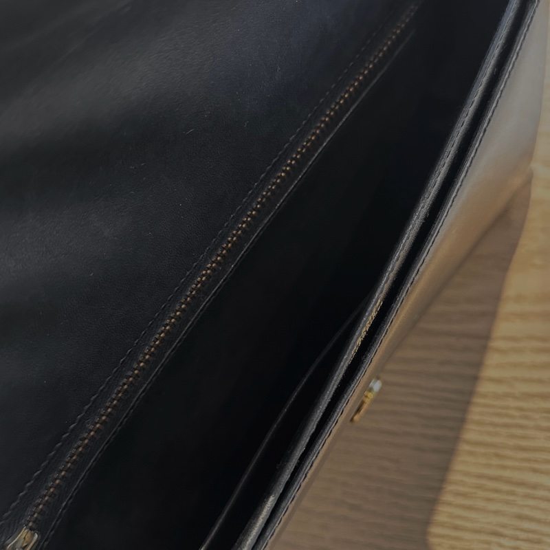 [復古中古品🩶] Hermes Box皮中古包-15