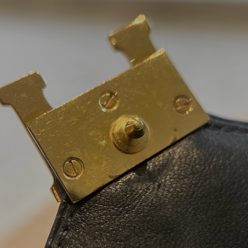 [復古中古品🩶] Hermes Box皮中古包-24