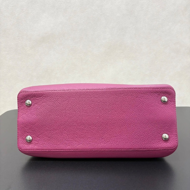 Lv經典款全皮capucines 大號手提肩背包拼色 35.5*21  98新配件塵袋-4