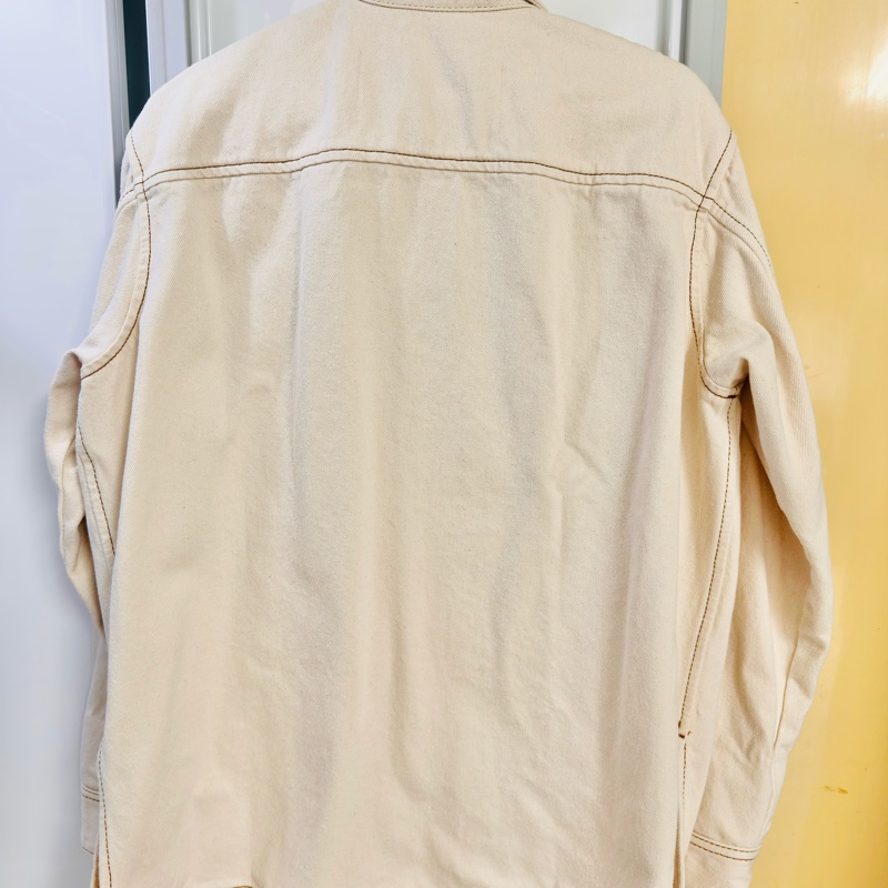 Ami Paris 米色牛仔外套-6