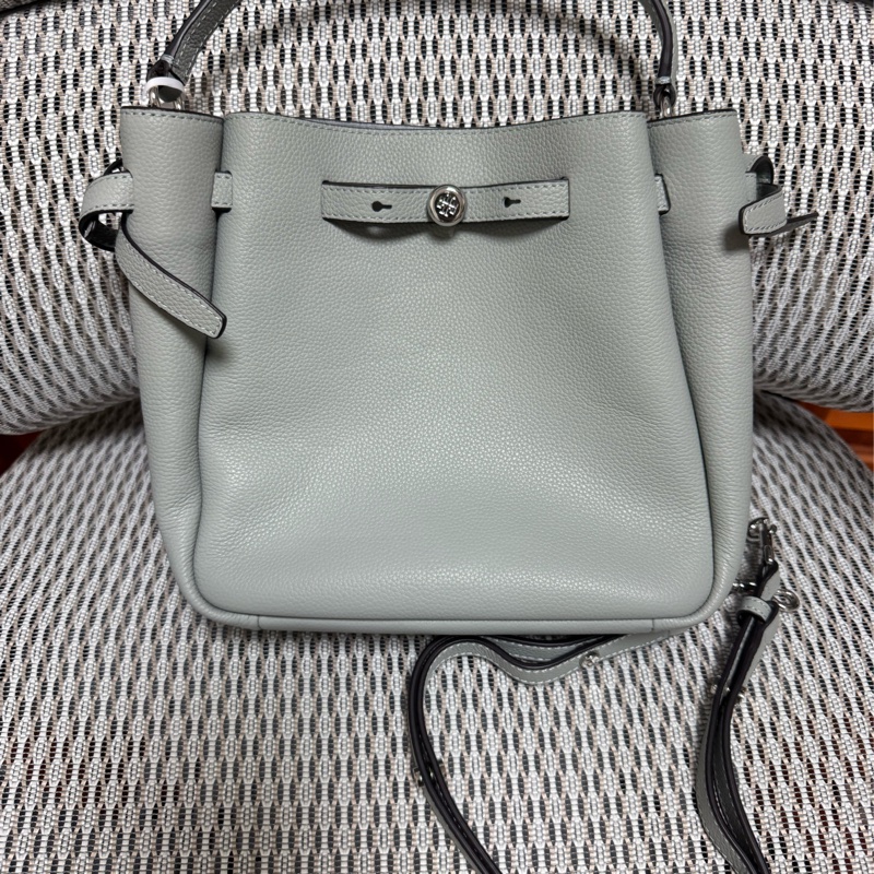 Tory Burch romy 水桶包 灰藍色-0
