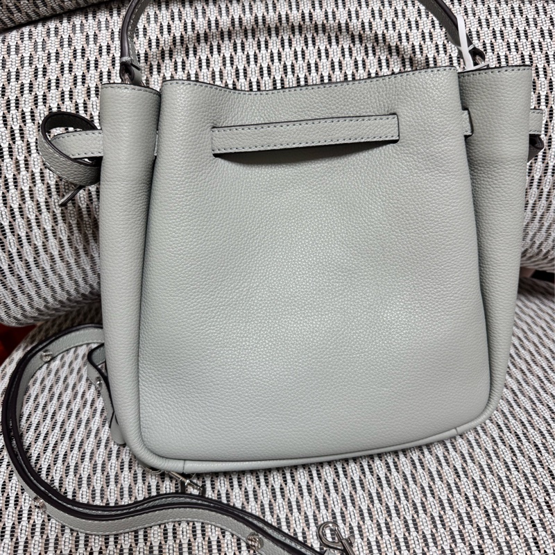 Tory Burch romy 水桶包 灰藍色-5