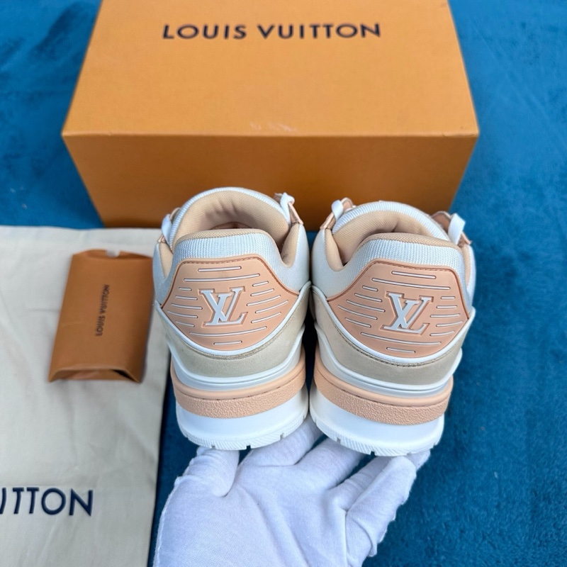 lv 路易威登trainer 低幫板鞋 橙色 尺碼:41.5碼-3