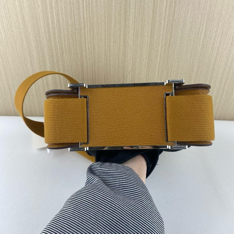 Hermes geta 木屐包 焦糖銀扣 20*15*6.5 全新閒置配件盒子塵袋-5