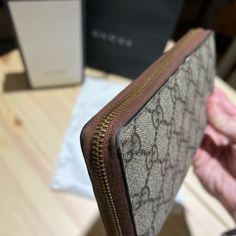 GUCCI 經典老花長夾-3
