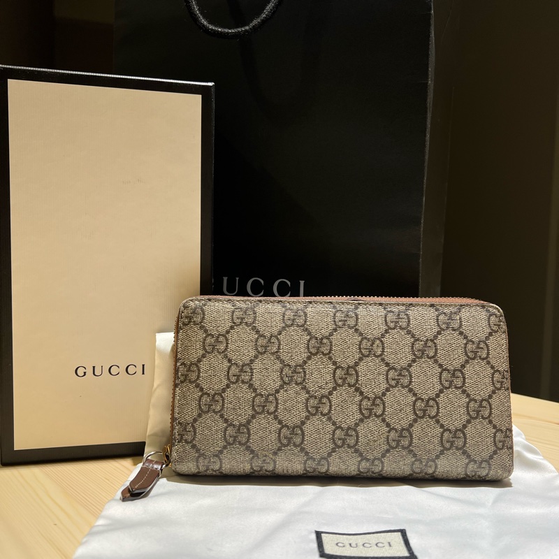 GUCCI 經典老花長夾-6