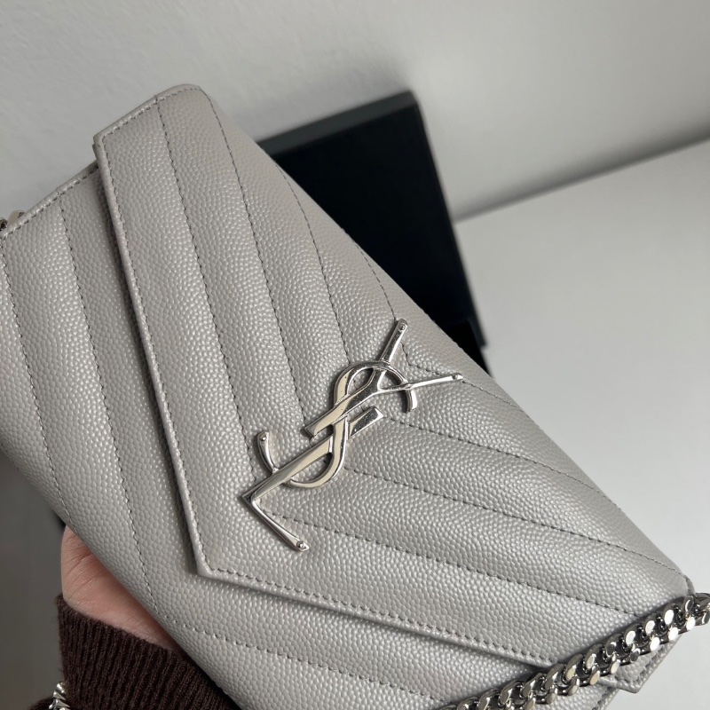 ysl 信封woc鏈條包19*10cm 99新配件盒子塵袋-4