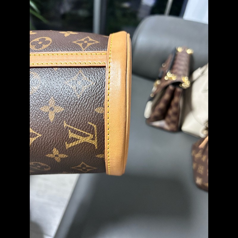 LV路易威登Duffle系列老花薯條包-9