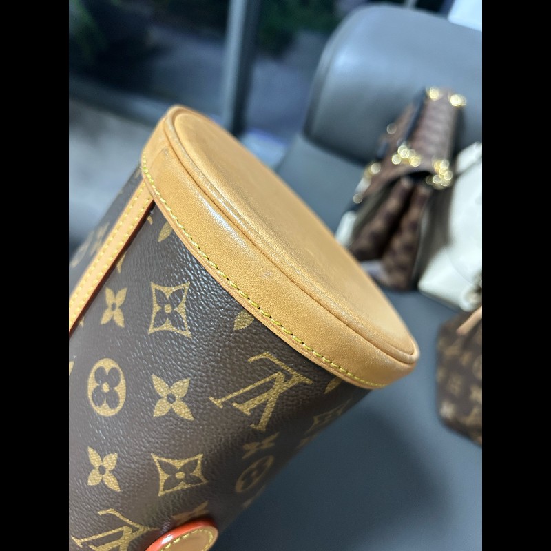 LV路易威登Duffle系列老花薯條包-12