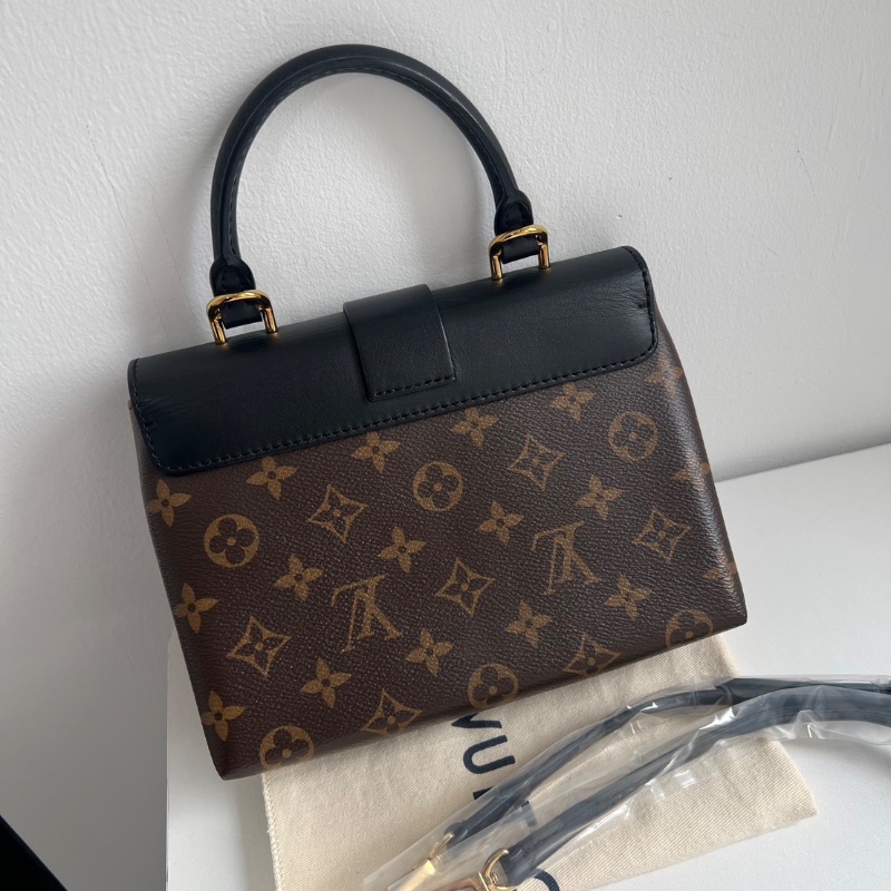 lv locky bb黑色鎖頭包芯片款20x16cm 98新配件塵袋-5