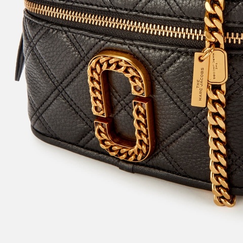 Marc Jacobs 黑色皮革The Status 腰包