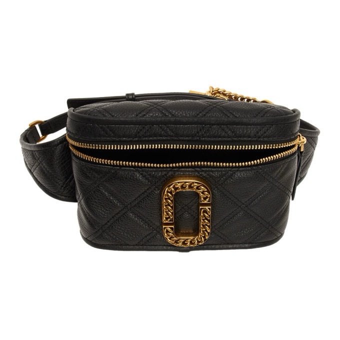 Marc Jacobs 黑色皮革The Status 腰包-2
