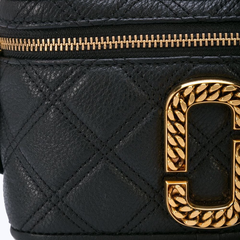 Marc Jacobs 黑色皮革The Status 腰包-24