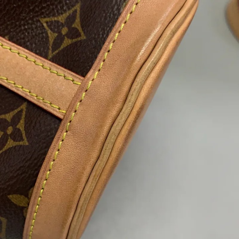 LOUIS VUITTON Duffle 經典老花印花標誌性S-Lock鎖扣可拆卸肩帶 塗層帆布拼牛皮革 薯條包-8