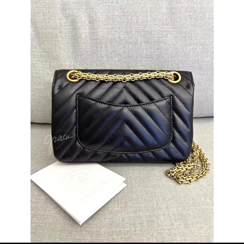 chanel mini 2.55 19cm 晶片款-1