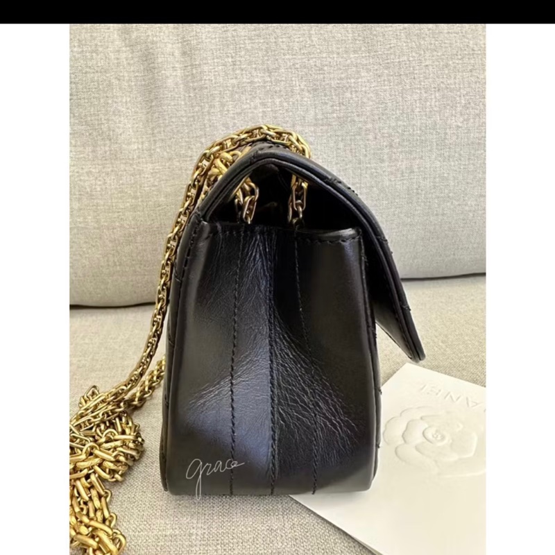 chanel mini 2.55 19cm 晶片款-3