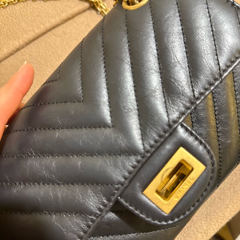 chanel mini 2.55 19cm 晶片款-10