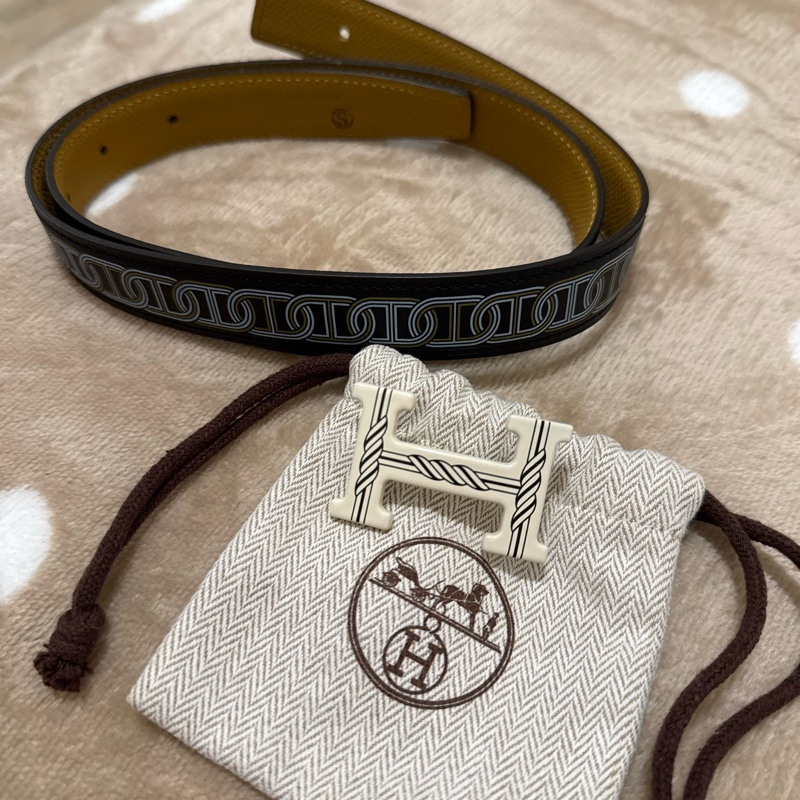 白色陶瓷愛馬仕HERMÉS皮帶-4