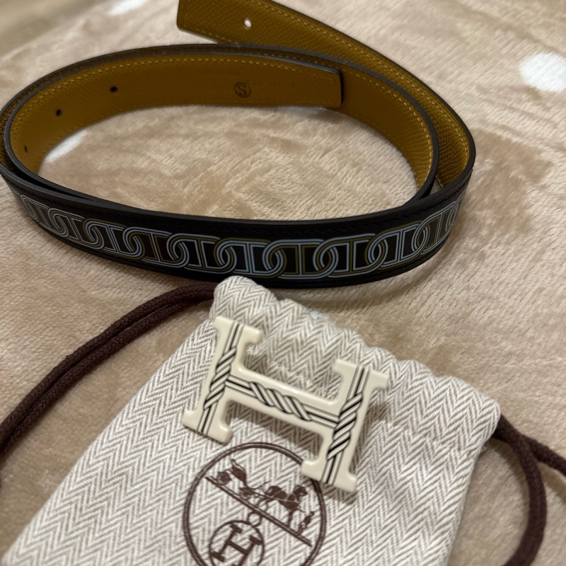 白色陶瓷愛馬仕HERMÉS皮帶-5