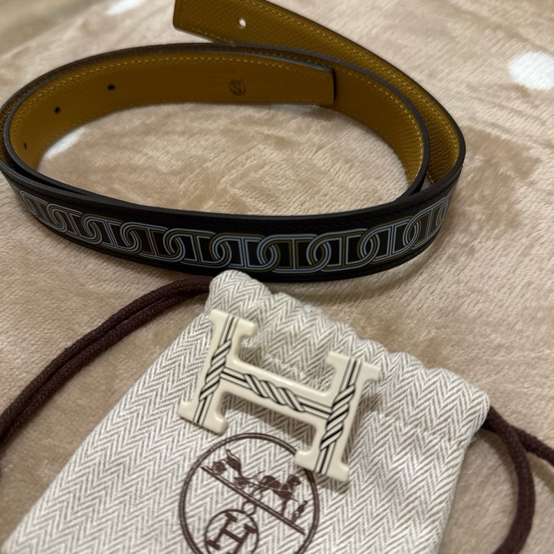 白色陶瓷愛馬仕HERMÉS皮帶-7