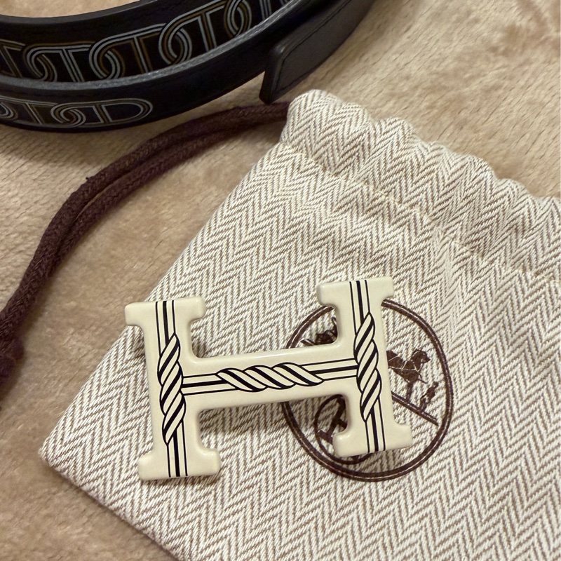白色陶瓷愛馬仕HERMÉS皮帶-10