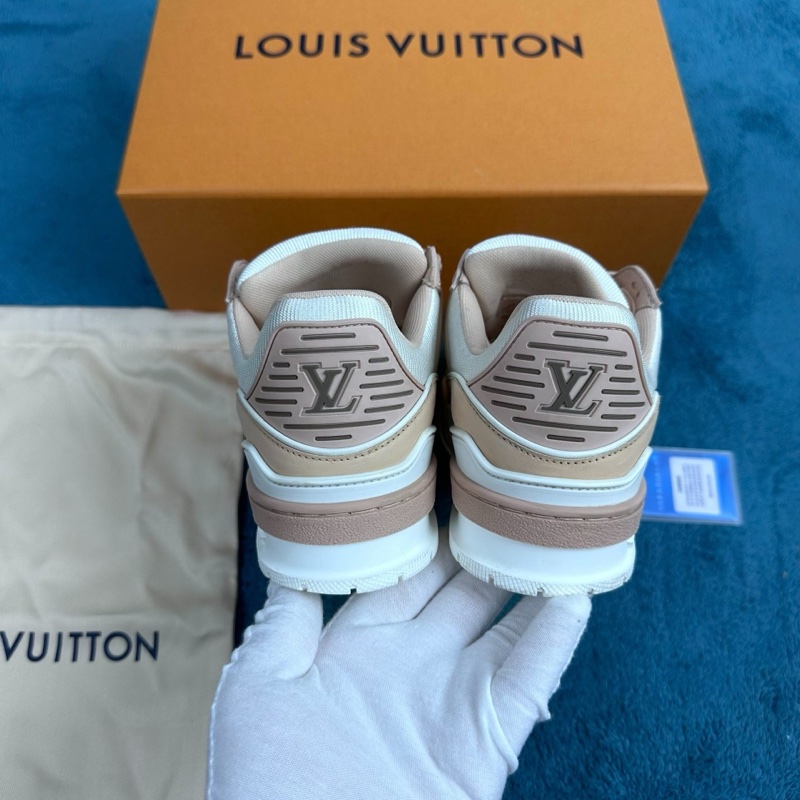 Louis Vuitton路易威登 trainer 24ss 新款粉白 35碼-3
