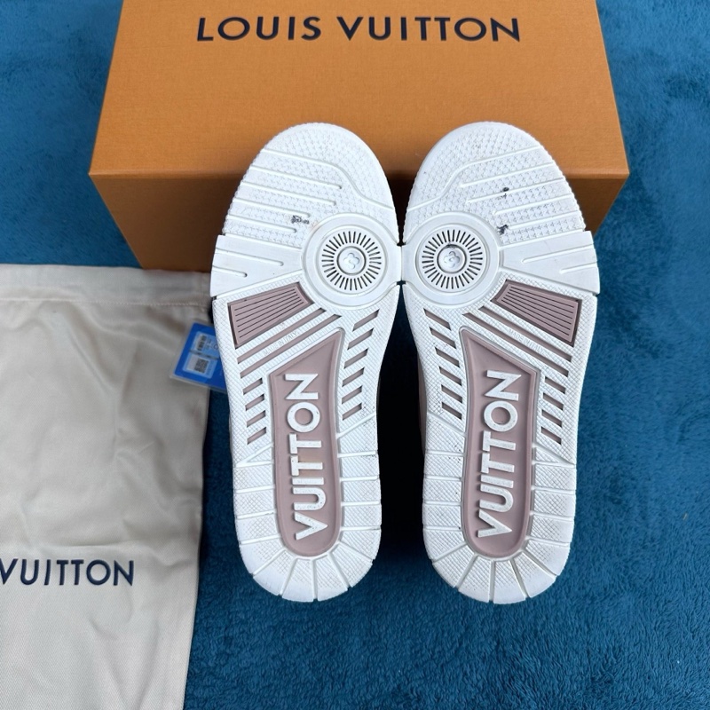 Louis Vuitton路易威登 trainer 24ss 新款粉白 35碼-4