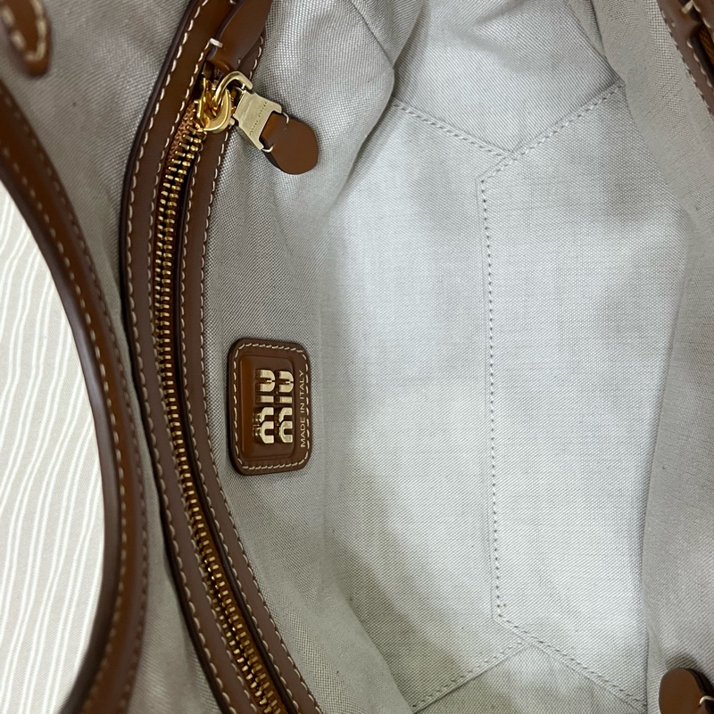 Miumiu 小牛皮菜籃tote ivy 手提/斜背包-15