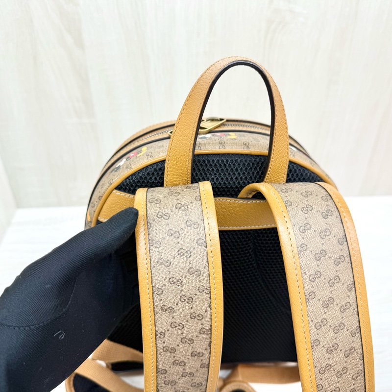 GUCCI 原花Disney米奇聯名雙肩後背包552884-5