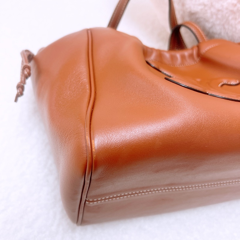Celine triomphe drawstring cabas 凱旋門束繩全皮托特-3