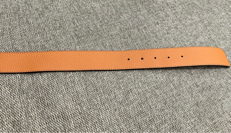 LV Louis Vuitton M9151 棕色/黑色 雙面 皮帶-4