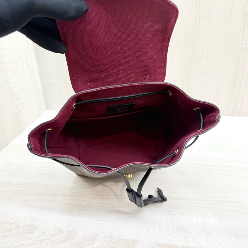 LV原花 MONTSOURIS BB束口翻蓋後背包M45516-7