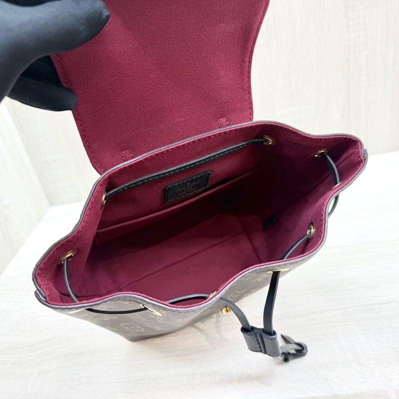 LV原花 MONTSOURIS BB束口翻蓋後背包M45516-9