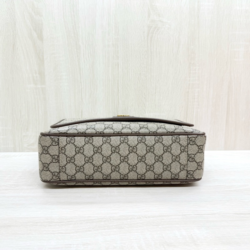 GUCCI原花金釦Ophidia下蓋郵差包761741-5