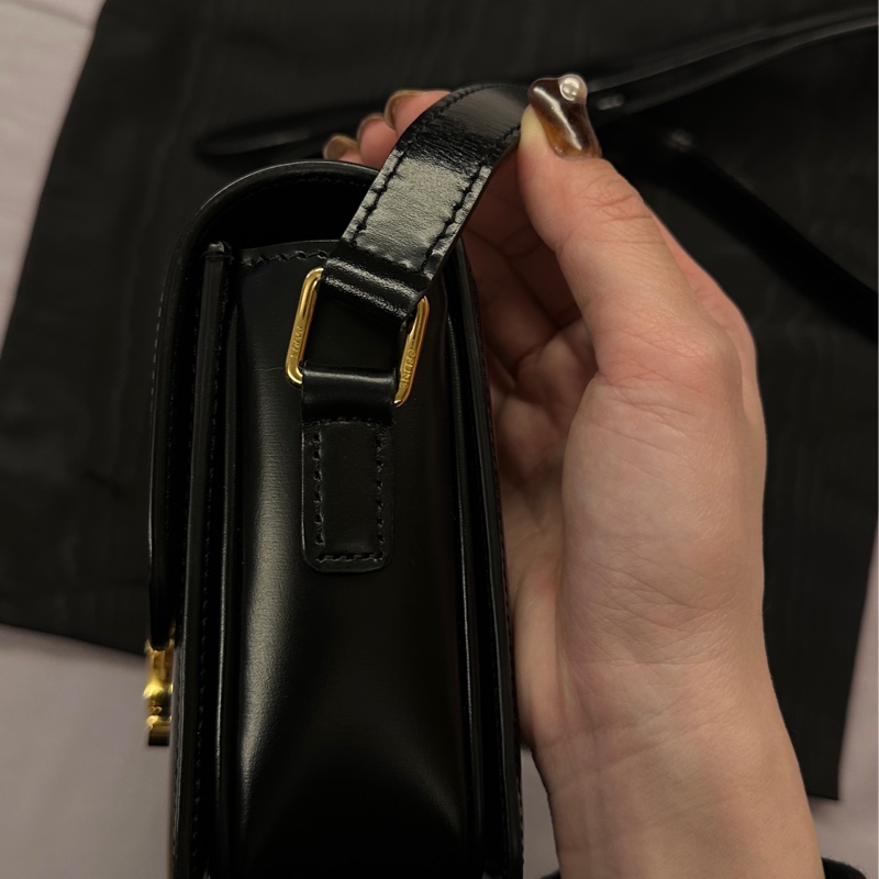 Celine teen triomphe牛皮手袋-10